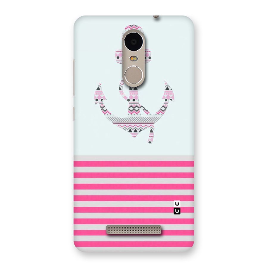 Anchor Design Stripes Back Case for Xiaomi Redmi Note 3