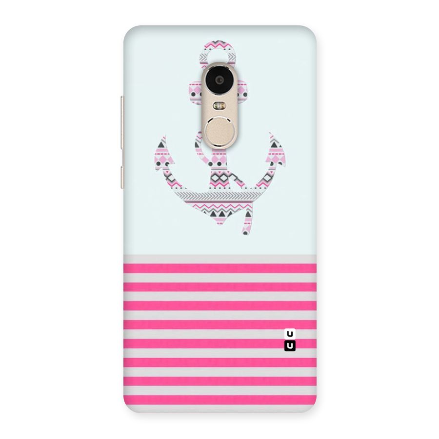 Anchor Design Stripes Back Case for Xiaomi Redmi Note 4