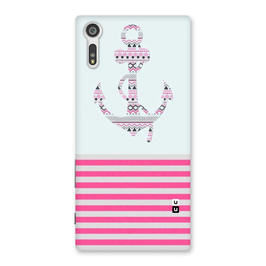 Anchor Design Stripes Back Case for Xperia XZ