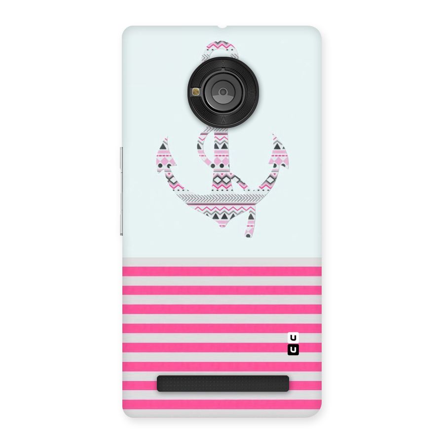 Anchor Design Stripes Back Case for Yu Yuphoria