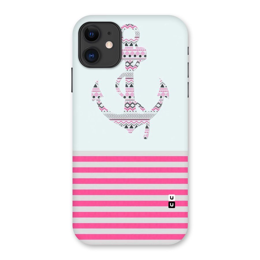 Anchor Design Stripes Back Case for iPhone 11
