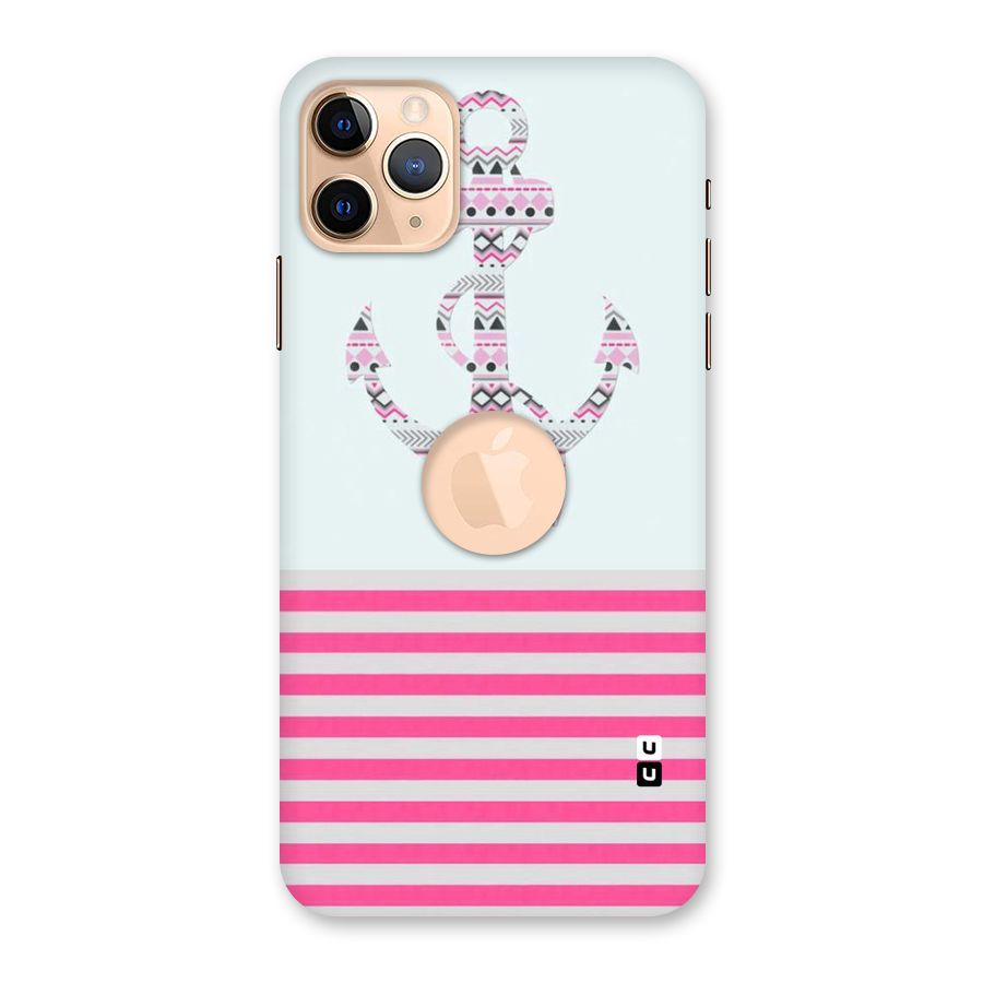 Anchor Design Stripes Back Case for iPhone 11 Pro Max Logo Cut
