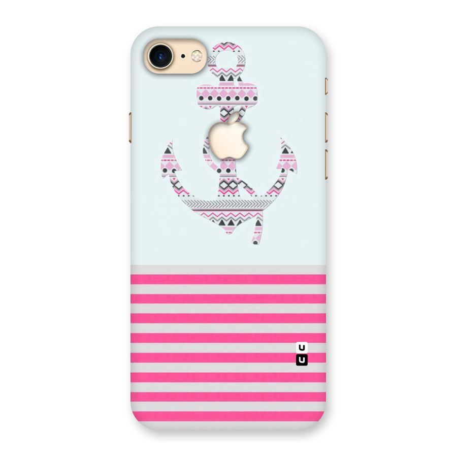 Anchor Design Stripes Back Case for iPhone 7 Apple Cut