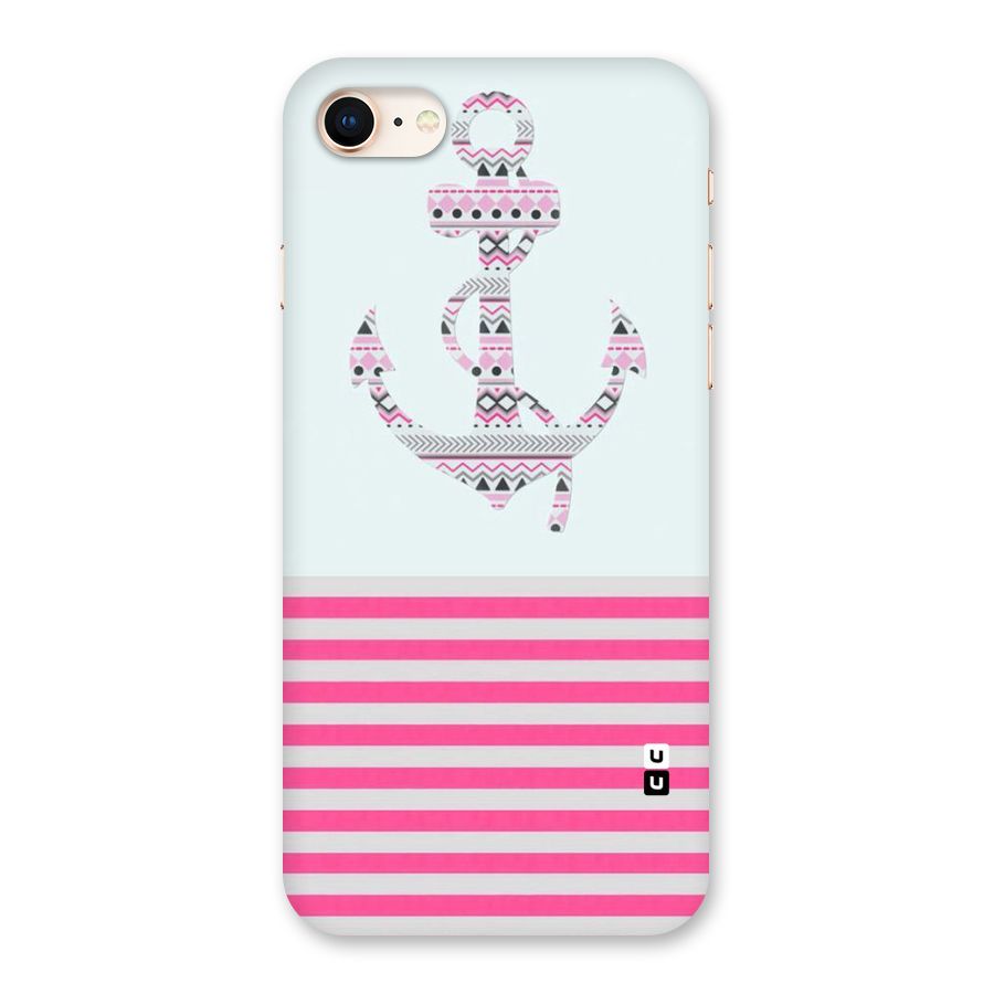 Anchor Design Stripes Back Case for iPhone 8