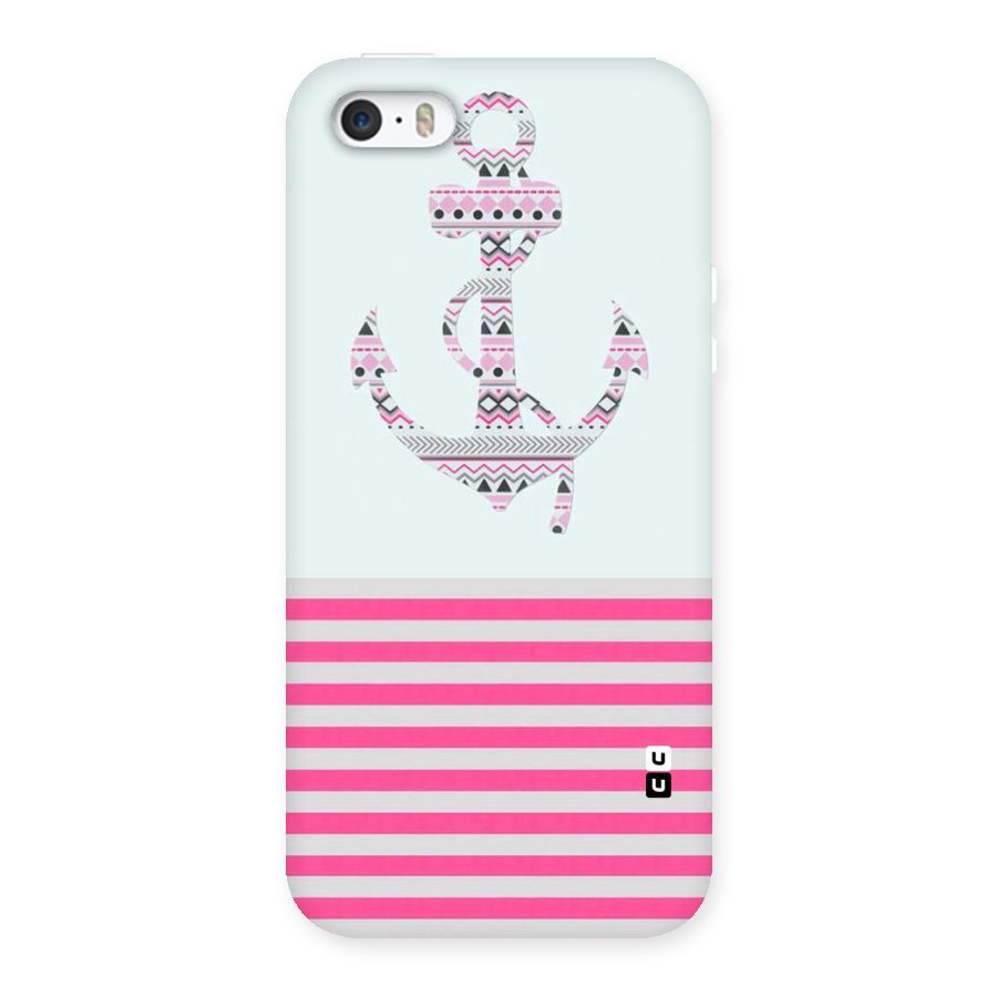 Anchor Design Stripes Back Case for iPhone SE