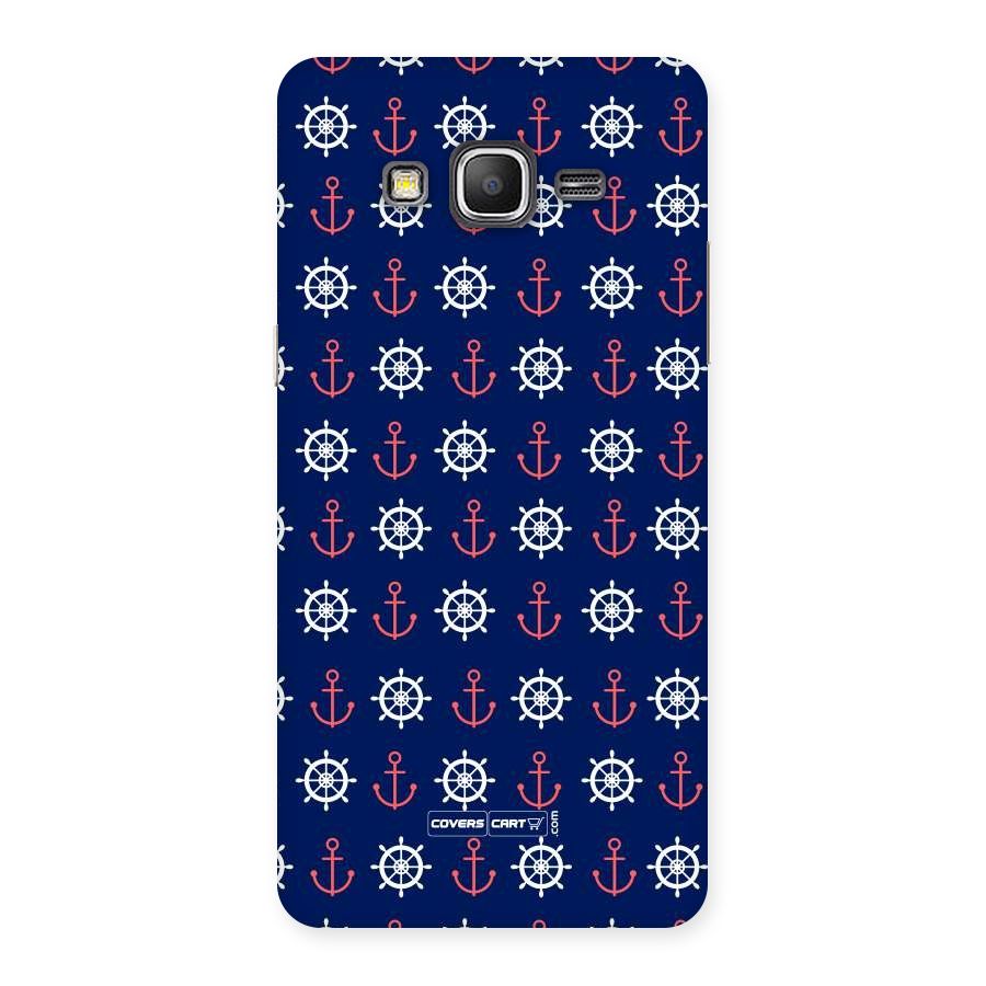 Anchor Pattern Blue Back Case for Galaxy Grand Prime