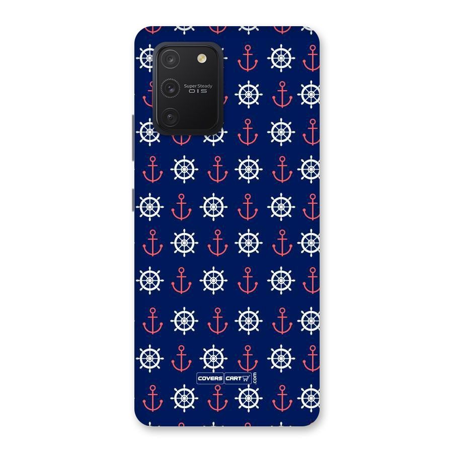 Anchor Pattern Blue Back Case for Galaxy S10 Lite
