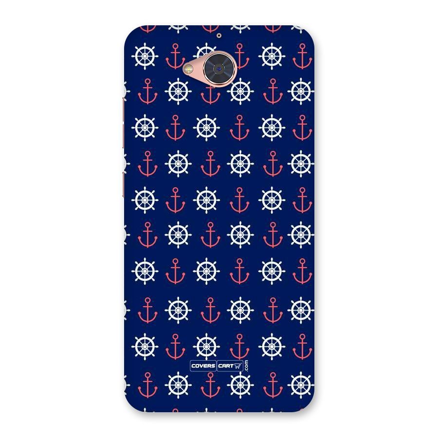 Anchor Pattern Blue Back Case for Gionee S6 Pro