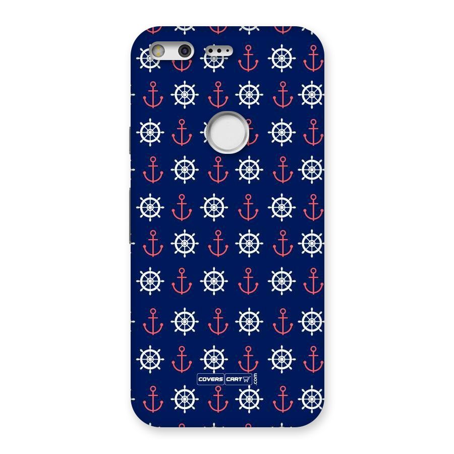Anchor Pattern Blue Back Case for Google Pixel