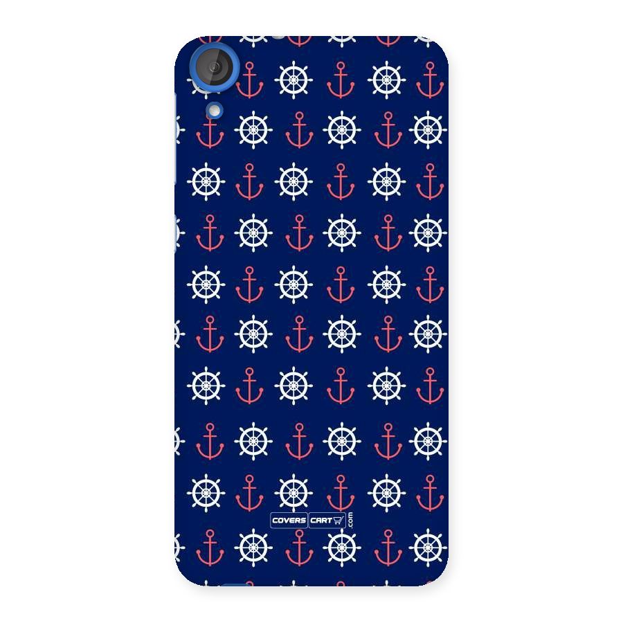 Anchor Pattern Blue Back Case for HTC Desire 820s