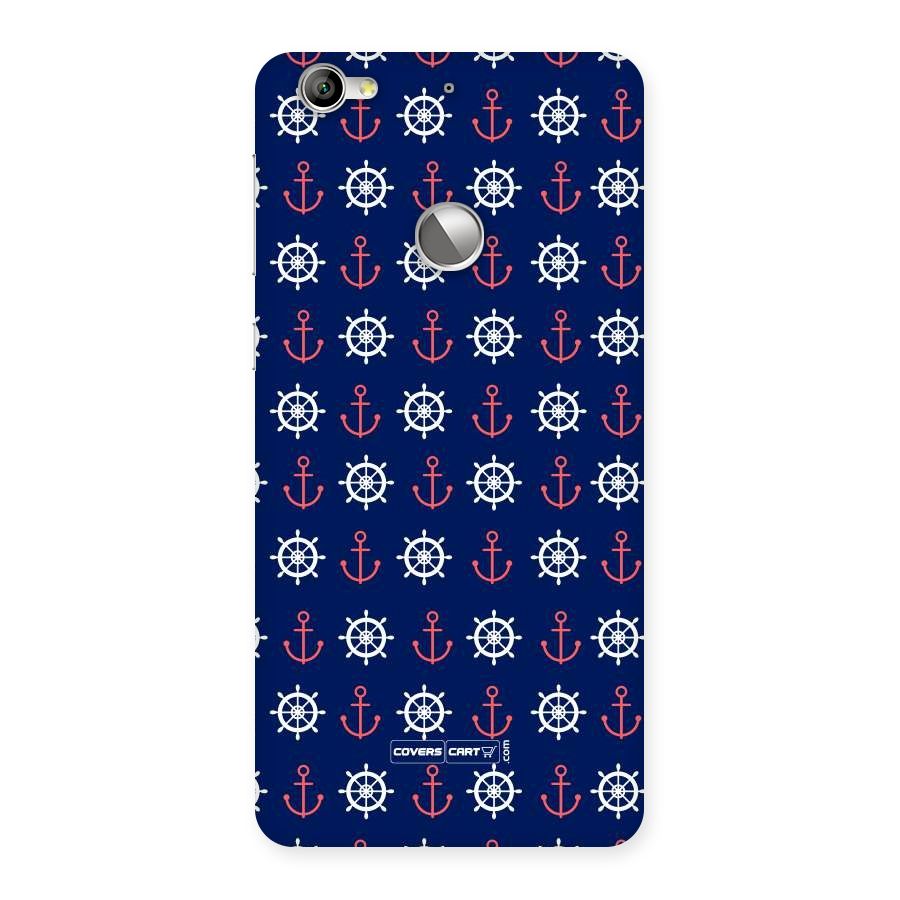 Anchor Pattern Blue Back Case for LeTV Le 1s