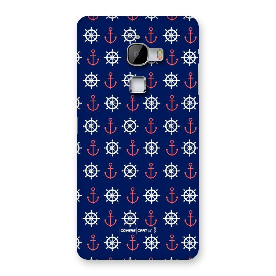 Anchor Pattern Blue Back Case for LeTv Le Max