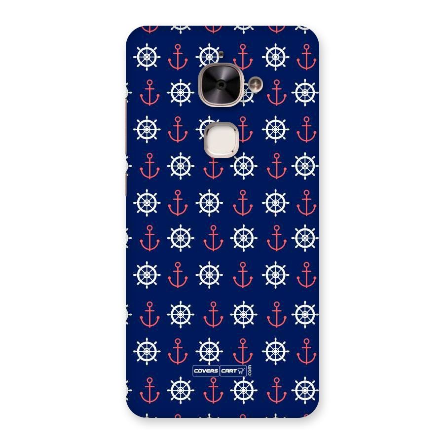 Anchor Pattern Blue Back Case for Le 2