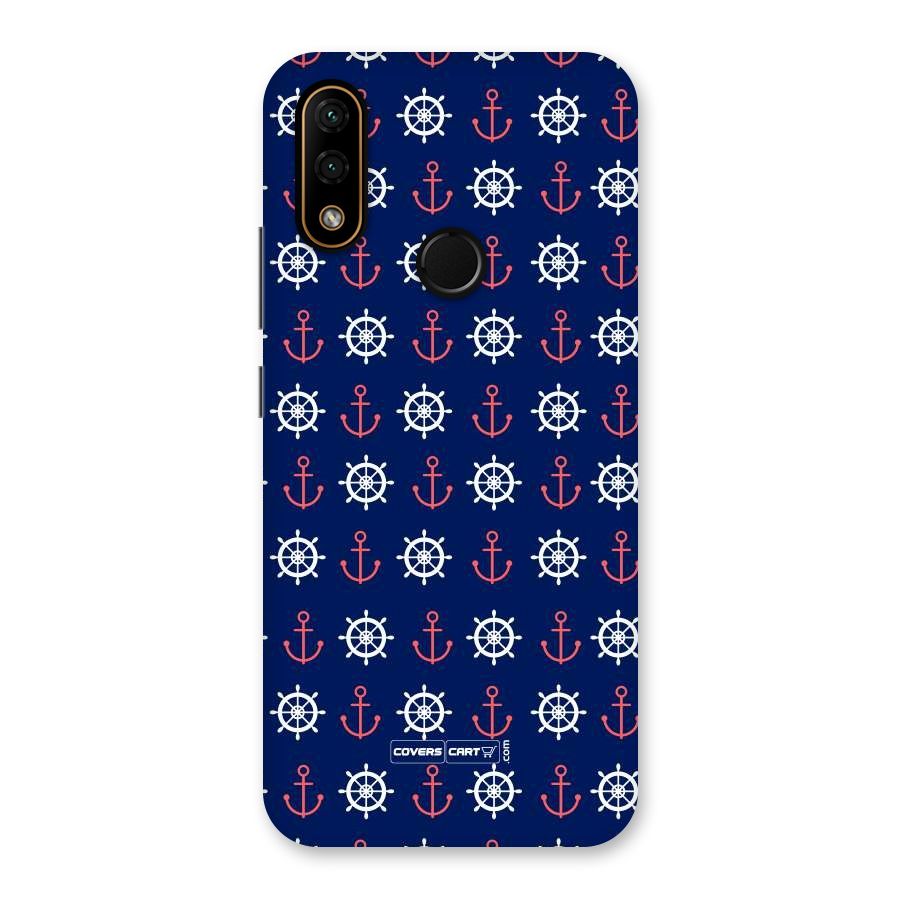 Anchor Pattern Blue Back Case for Lenovo A6 Note