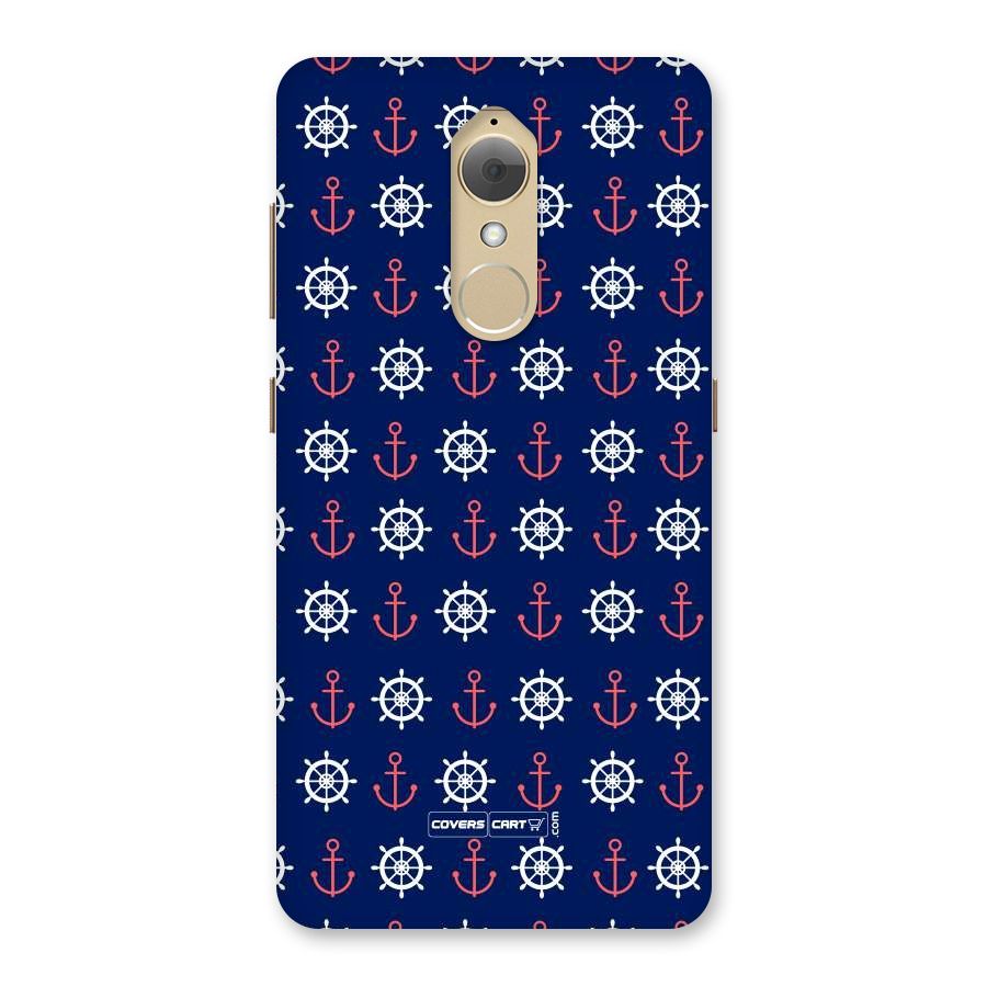 Anchor Pattern Blue Back Case for Lenovo K8