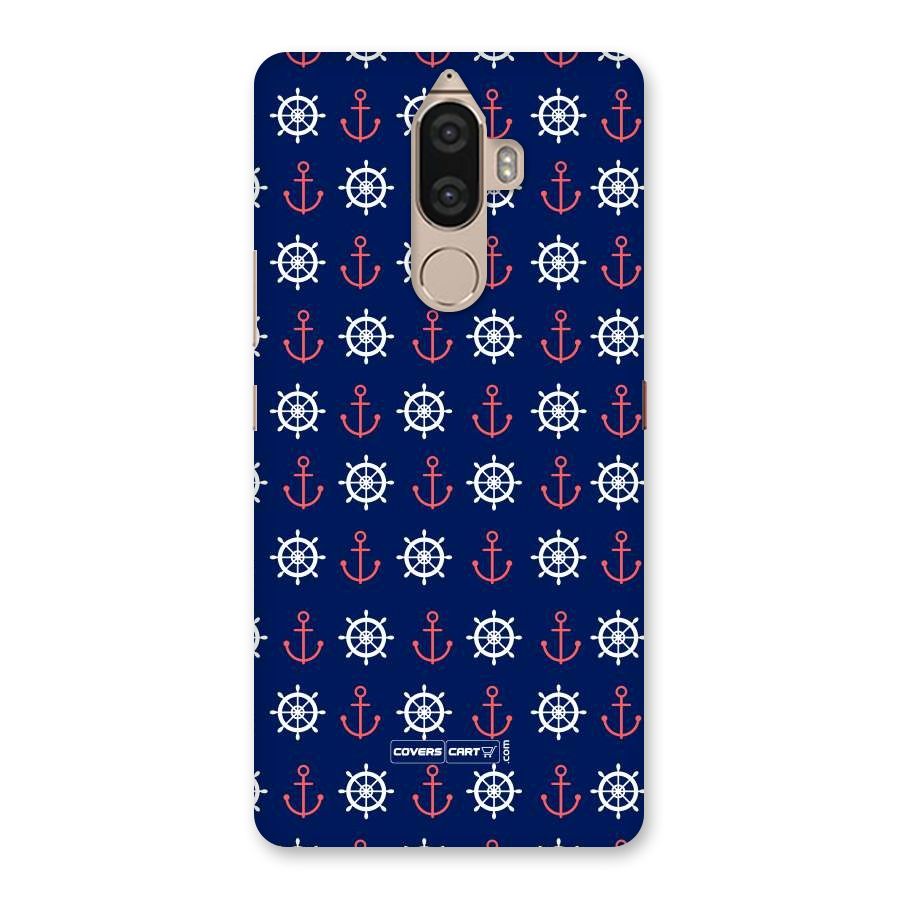Anchor Pattern Blue Back Case for Lenovo K8 Note