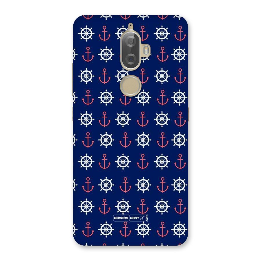 Anchor Pattern Blue Back Case for Lenovo K8 Plus