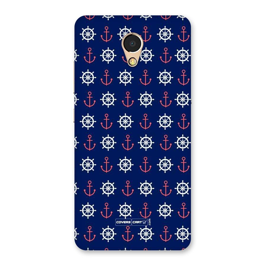 Anchor Pattern Blue Back Case for Lenovo P2