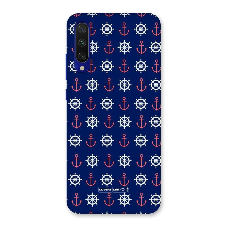Anchor Pattern Blue Back Case for Mi A3