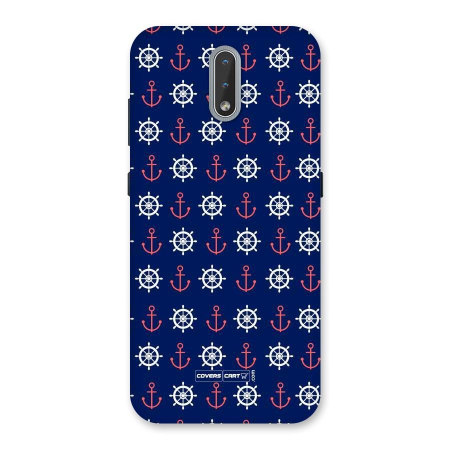 Anchor Pattern Blue Back Case for Nokia 2.3