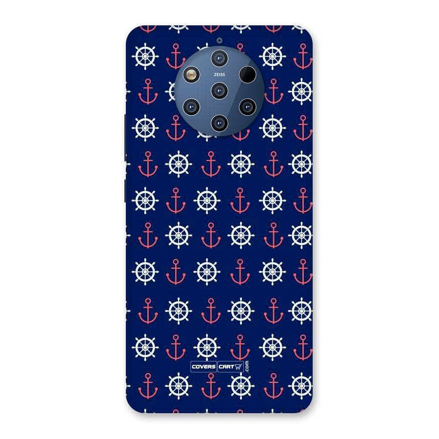 Anchor Pattern Blue Back Case for Nokia 9 PureView