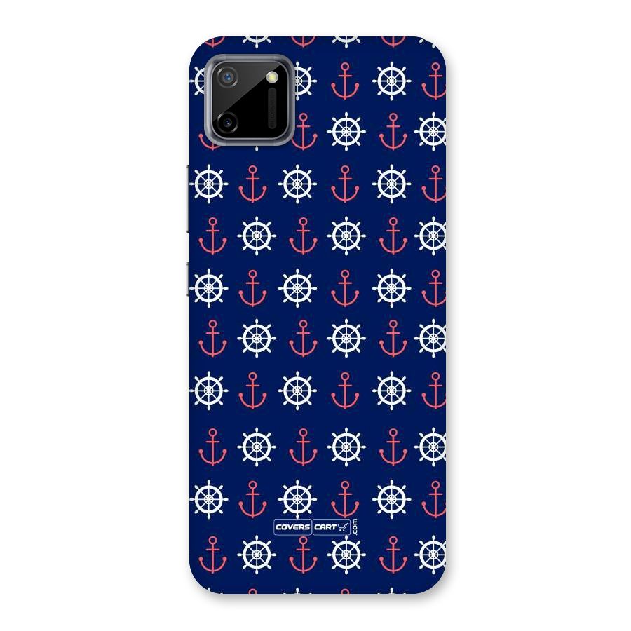 Anchor Pattern Blue Back Case for Realme C11