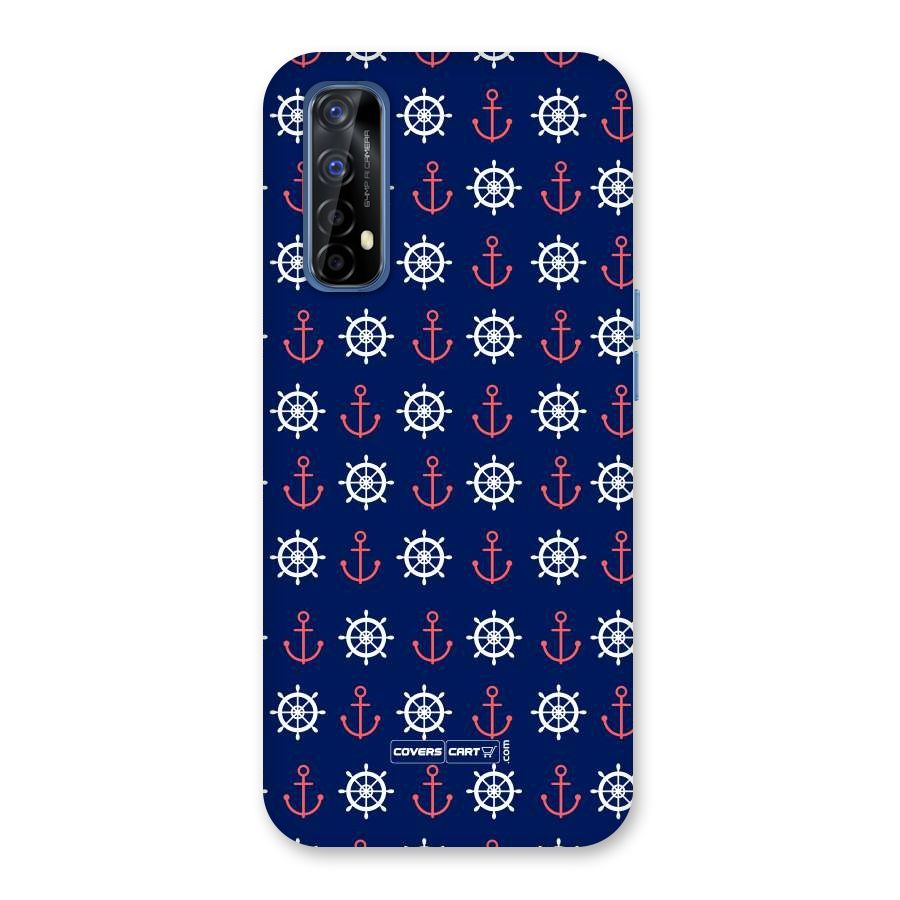 Anchor Pattern Blue Back Case for Realme Narzo 20 Pro