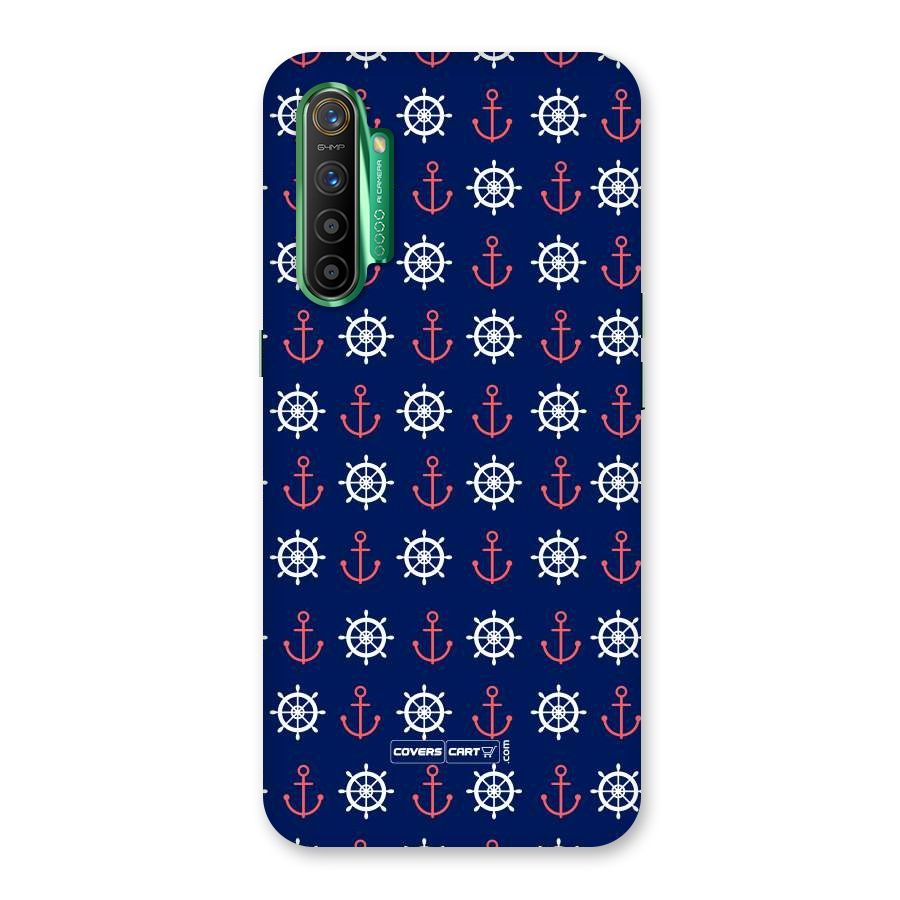 Anchor Pattern Blue Back Case for Realme X2