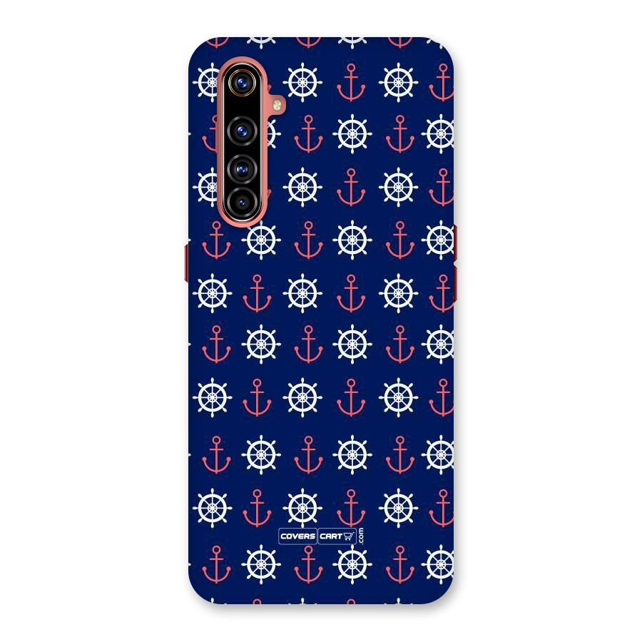 Anchor Pattern Blue Back Case for Realme X50 Pro