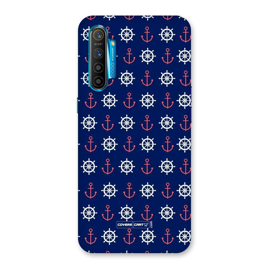 Anchor Pattern Blue Back Case for Realme XT