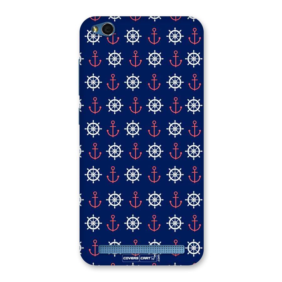 Anchor Pattern Blue Back Case for Redmi 5A