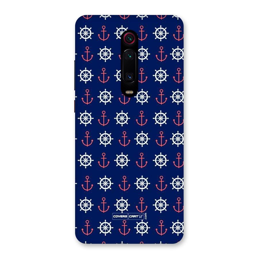 Anchor Pattern Blue Back Case for Redmi K20