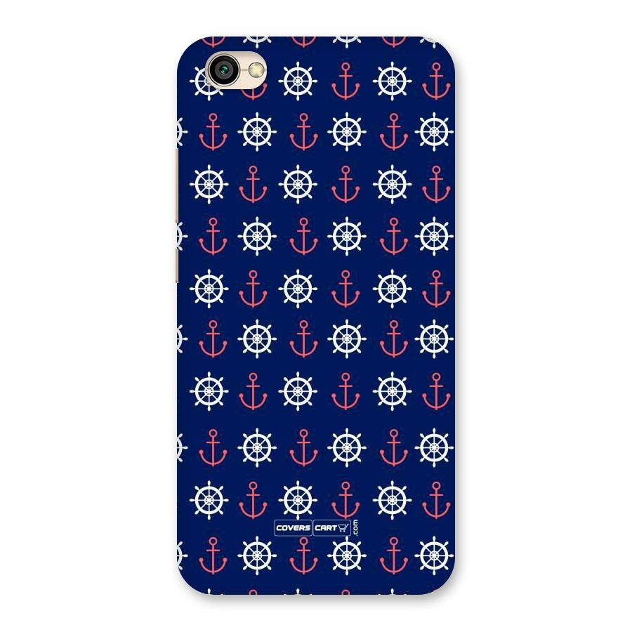 Anchor Pattern Blue Back Case for Redmi Y1 Lite