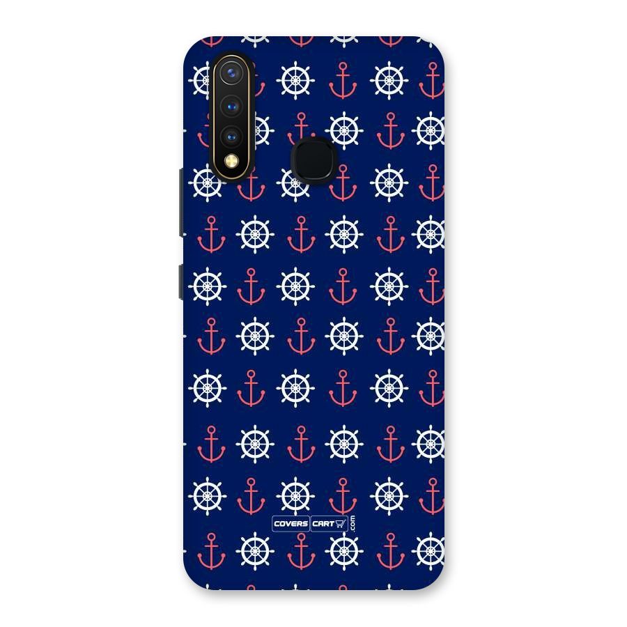 Anchor Pattern Blue Back Case for Vivo U20