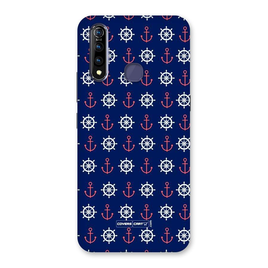 Anchor Pattern Blue Back Case for Vivo Z1 Pro