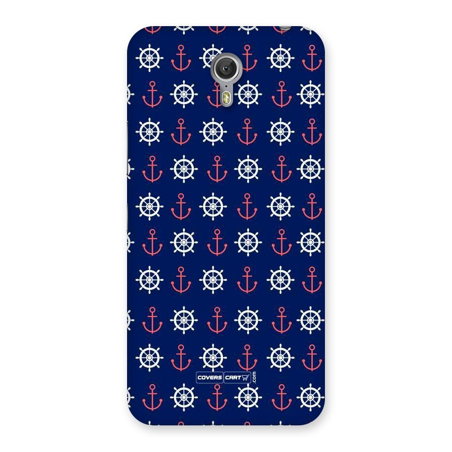 Anchor Pattern Blue Back Case for Zuk Z1