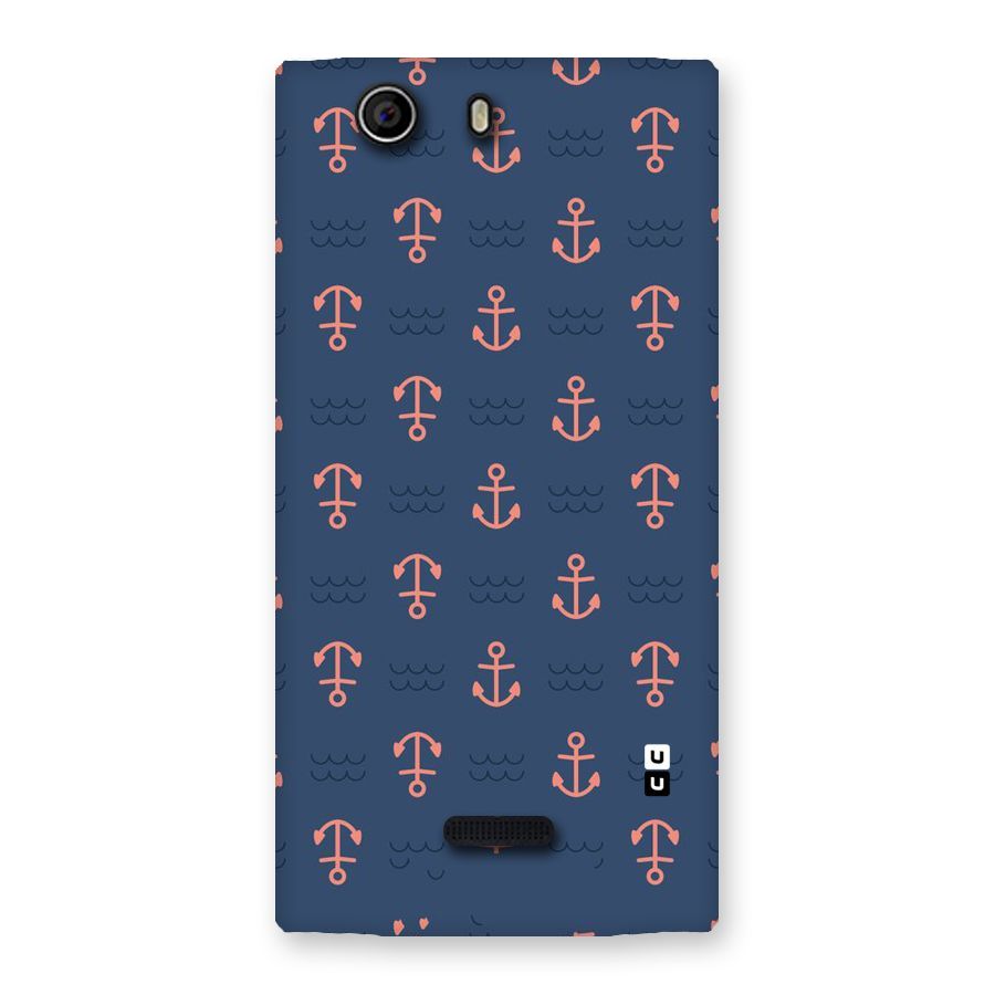 Anchor Sea Blue Back Case for Canvas Nitro 2 E311