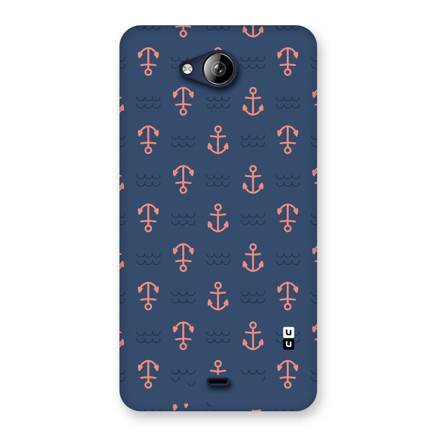 Anchor Sea Blue Back Case for Canvas Play Q355