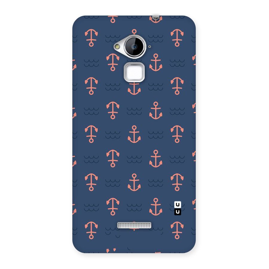 Anchor Sea Blue Back Case for Coolpad Note 3