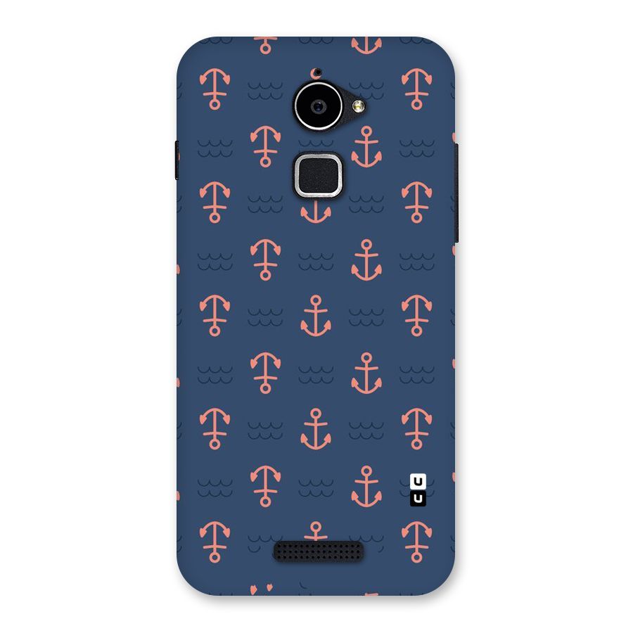 Anchor Sea Blue Back Case for Coolpad Note 3 Lite