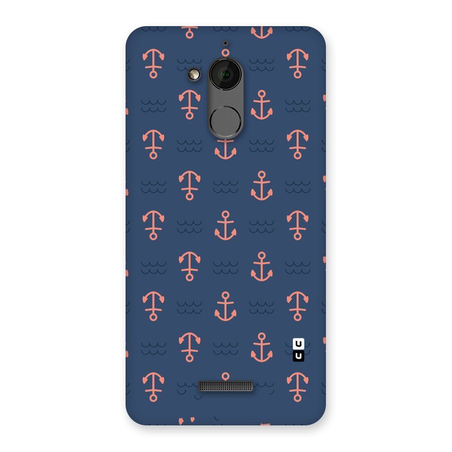 Anchor Sea Blue Back Case for Coolpad Note 5