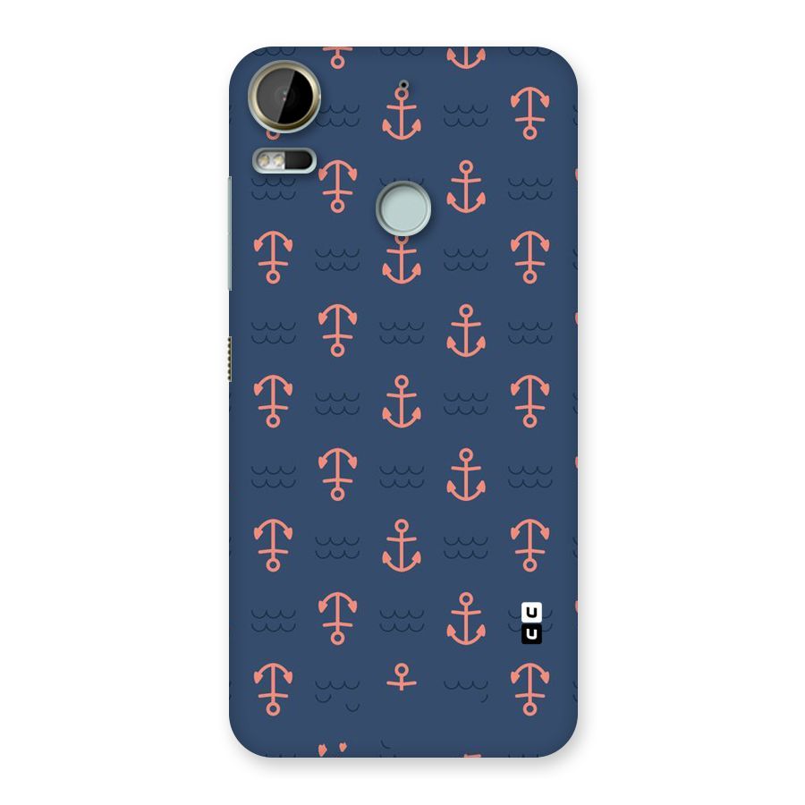 Anchor Sea Blue Back Case for Desire 10 Pro