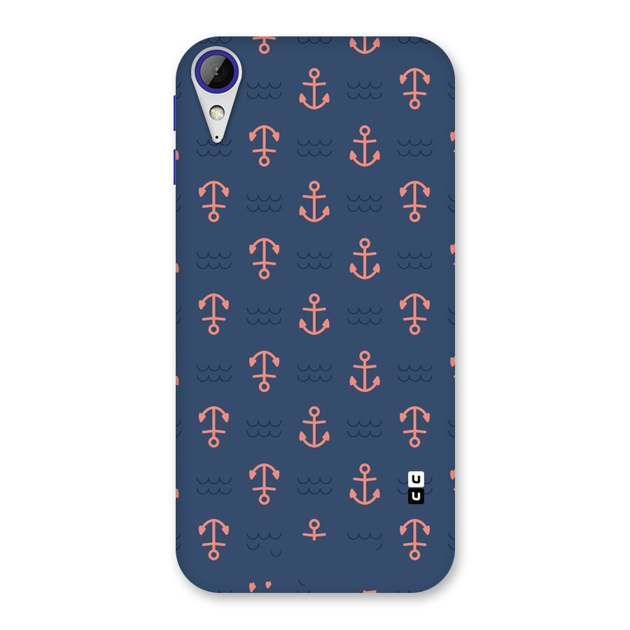 Anchor Sea Blue Back Case for Desire 830