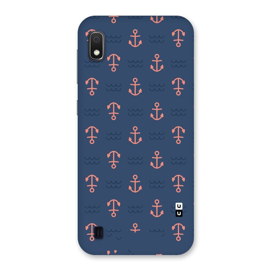 Anchor Sea Blue Back Case for Galaxy A10
