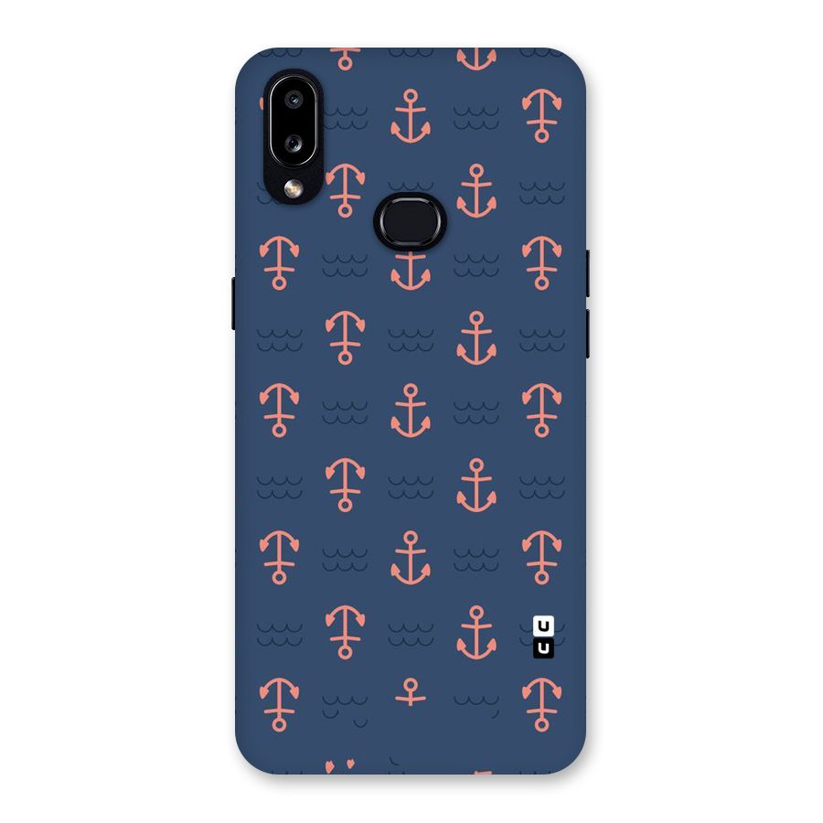 Anchor Sea Blue Back Case for Galaxy A10s