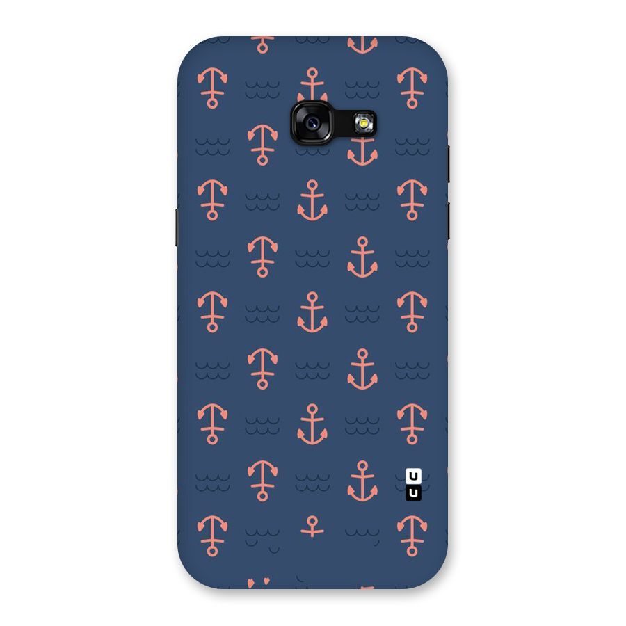 Anchor Sea Blue Back Case for Galaxy A5 2017