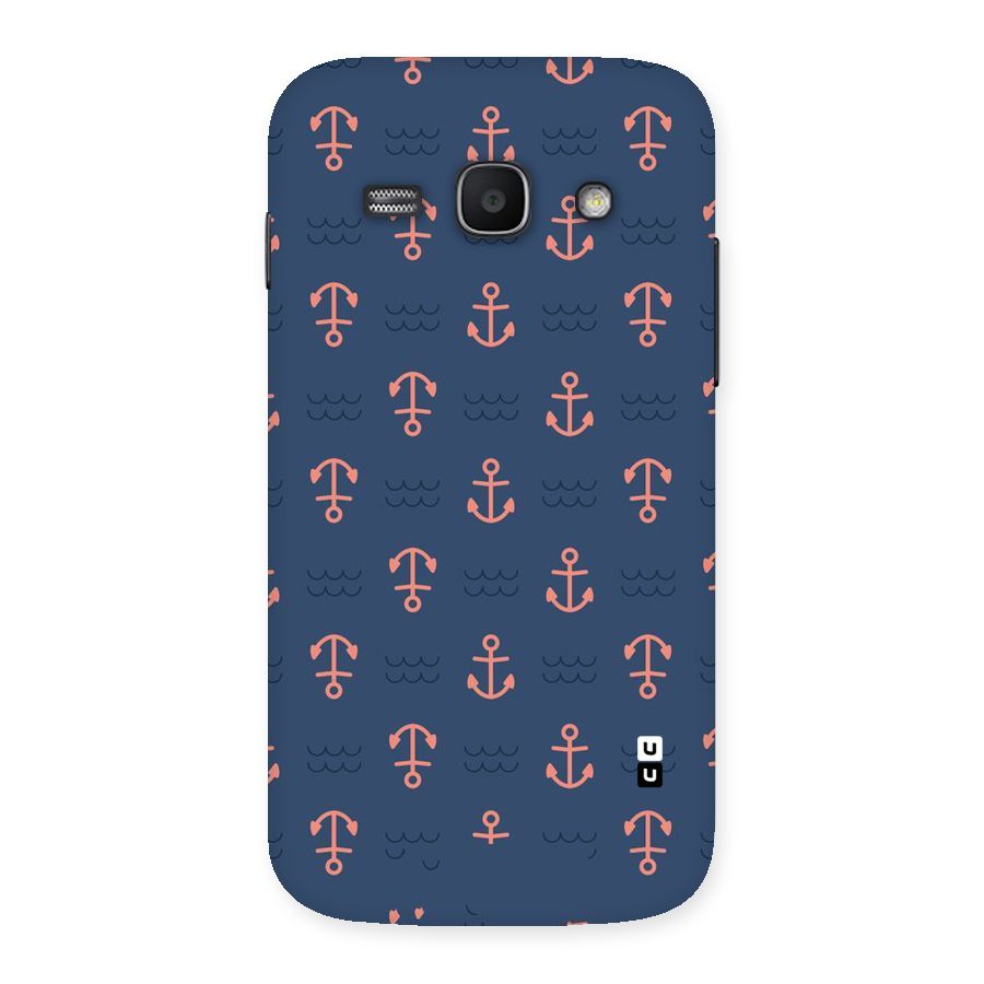 Anchor Sea Blue Back Case for Galaxy Ace 3