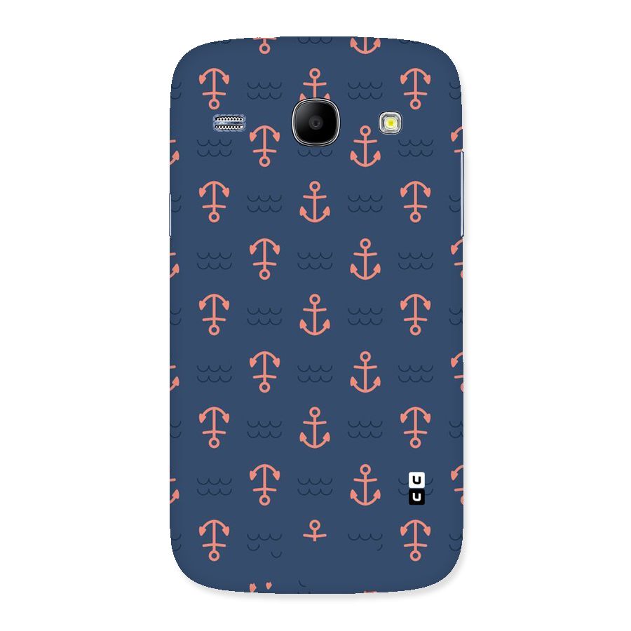 Anchor Sea Blue Back Case for Galaxy Core