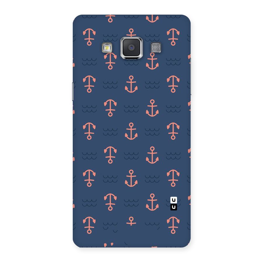 Anchor Sea Blue Back Case for Galaxy Grand Max