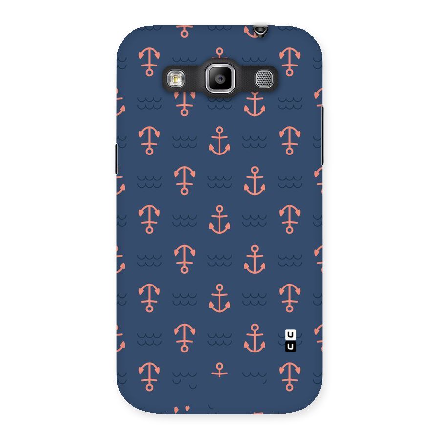 Anchor Sea Blue Back Case for Galaxy Grand Quattro